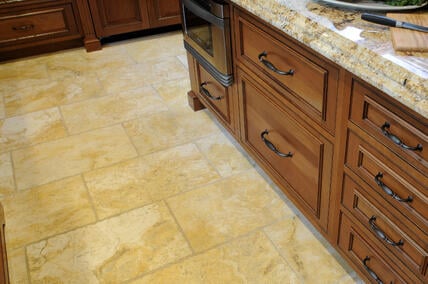 kitchen stone flooring