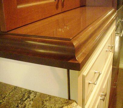 Wood countertop