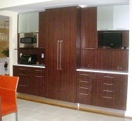 microwave oven cabinet design