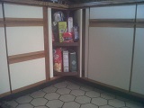 kitchen corner storage cabinets