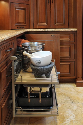 kitchen corner storage cabinets