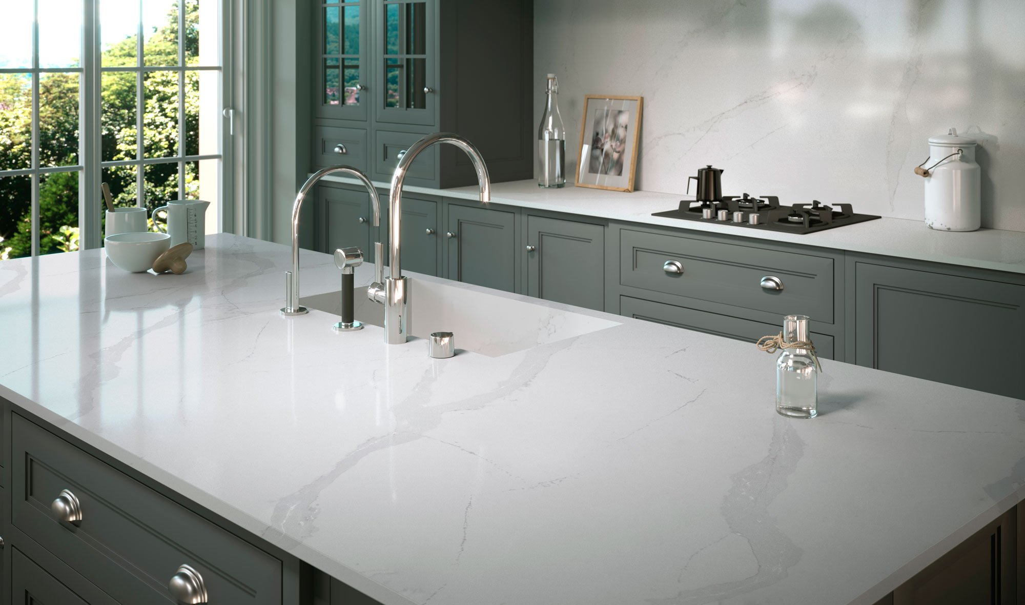 Silestone Bianco Calacatta Classic